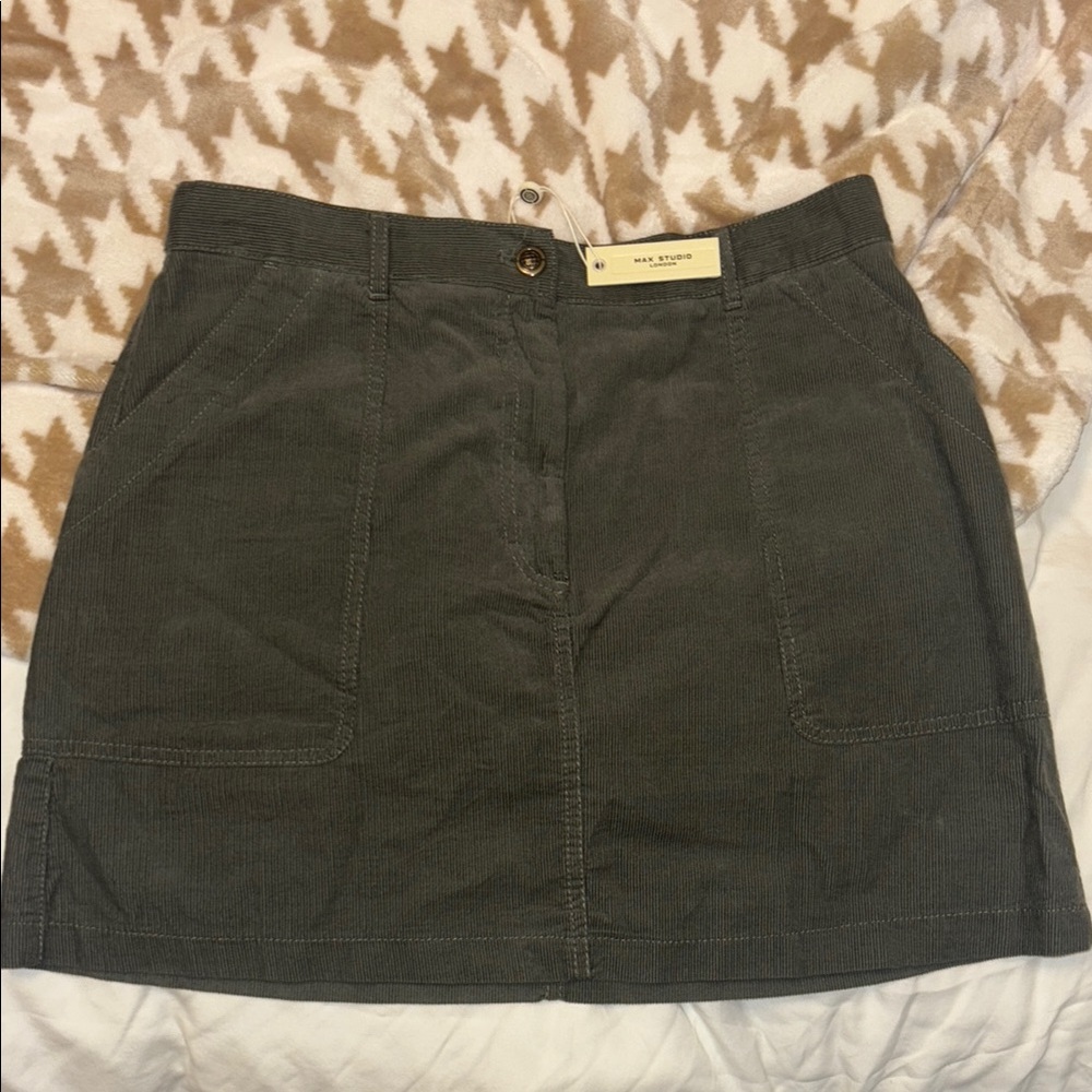 Dark Green Skirt by Max Studio